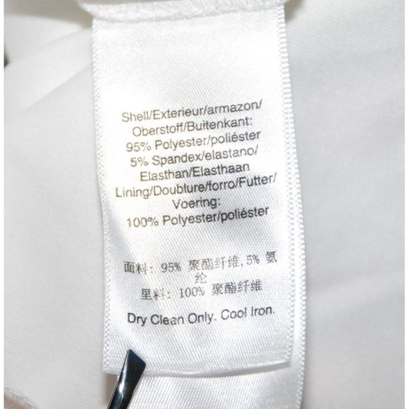 DKNY Ladies Floral Scuba Dress Size 14 Fit And Flare Back Zip Sleeveless Stretch - Picture 12 of 13